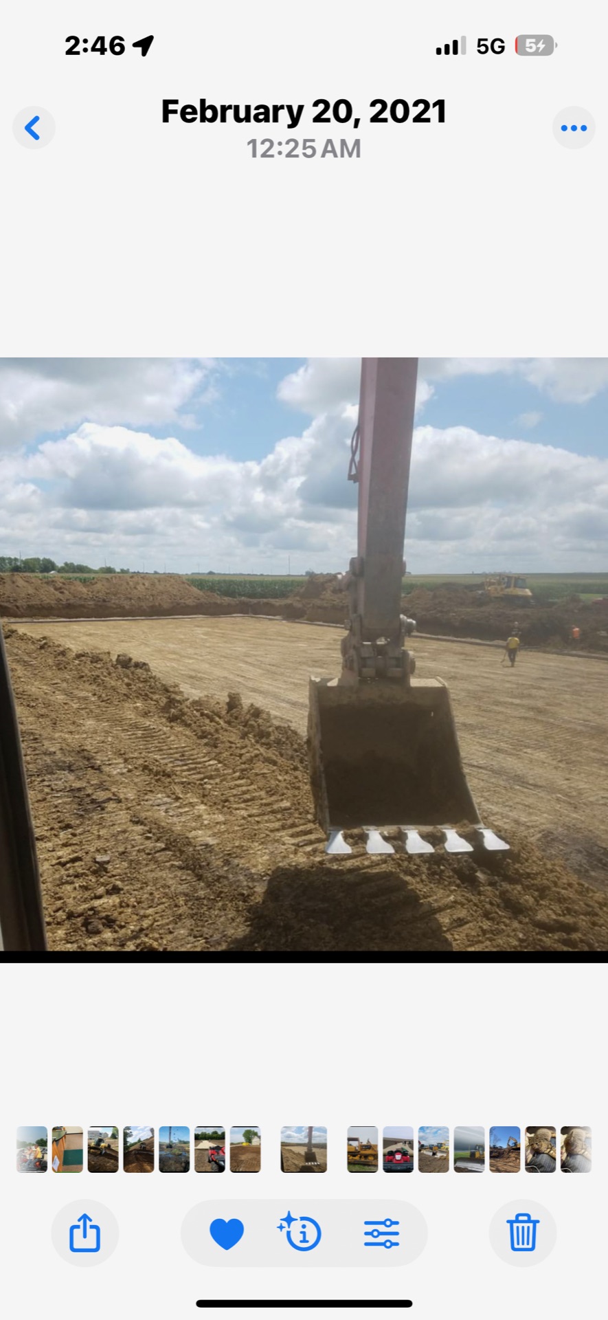 Building pad and site work for Marshall County property owners